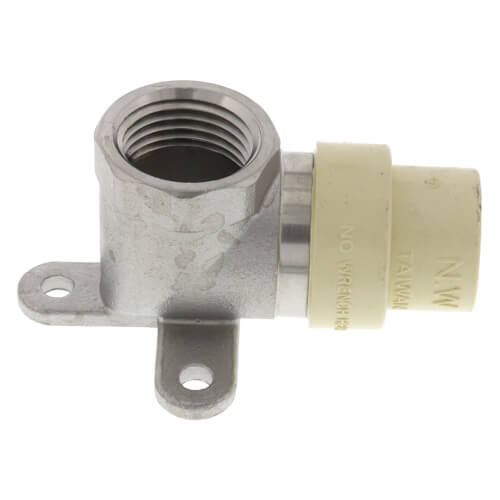 Main product image of 1/2" CPVC x Female Stainless Steel Drop Ear Elbow (Lead Free)