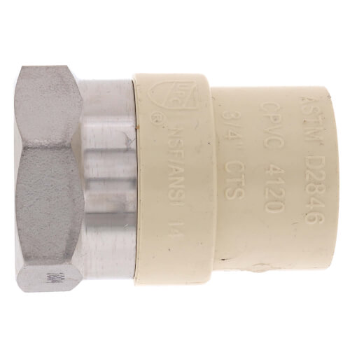 Main product image of 3/4" CPVC x Female Stainless Steel Adapter (Lead Free)