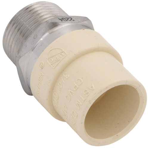Main product image of 3/4" CPVC x Male Stainless Steel Adapter (Lead Free)