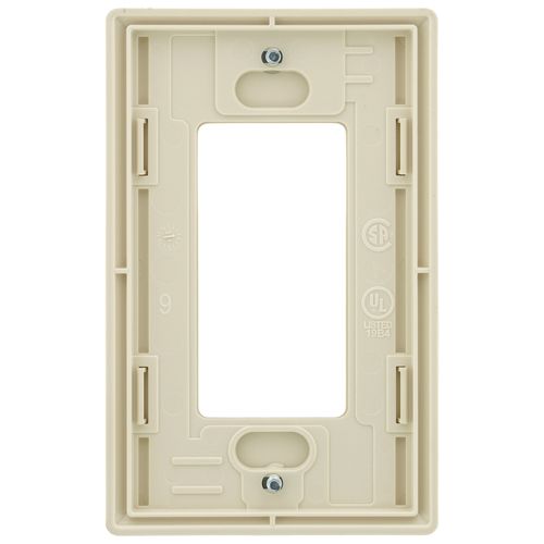 Main product image of Claro Wall Plate 1 Gang (Light Almond)