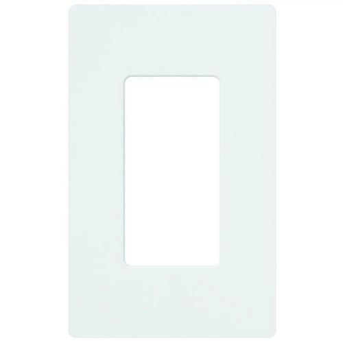 Main product image of Claro 1 Gang Wall Plate for Decorator/Designer Paddle Switches and Dimmers, White (Gloss), CW-1-WH