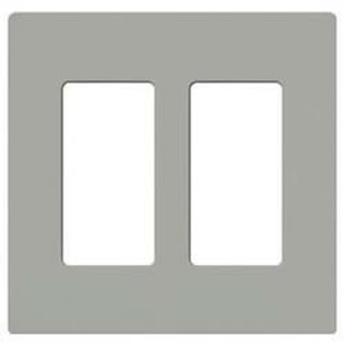 Main product image of Claro Wall Plate 2 Gang (Gray)