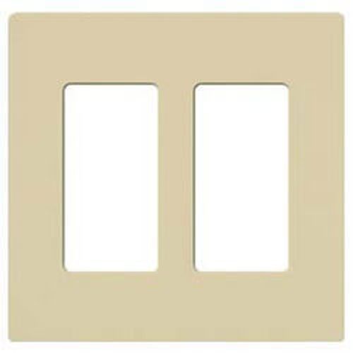 Main product image of Claro Wall Plate 2 Gang (Ivory)