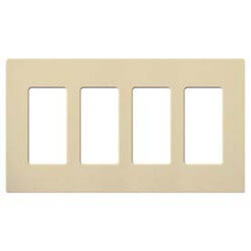 Main product image of Claro Wall Plate 4 Gang (Ivory)