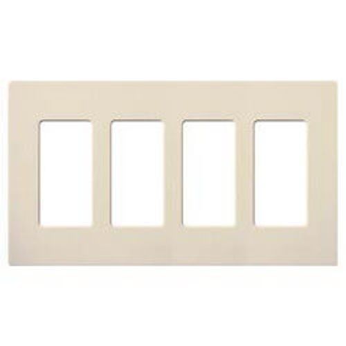 Main product image of Claro Wall Plate 4 Gang (Light Almond)