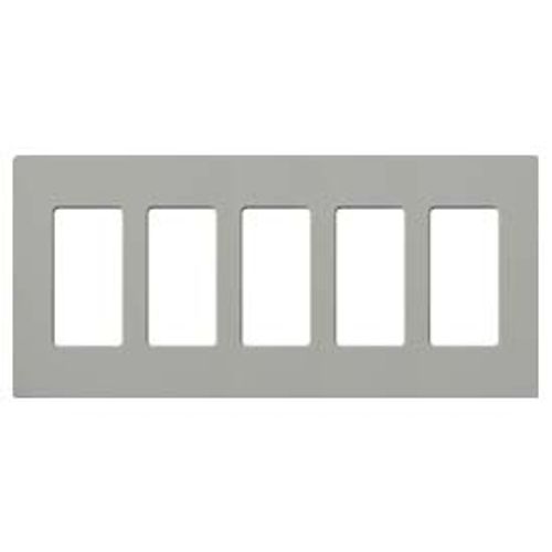 Main product image of Claro Wall Plate 5 Gang (Gray)