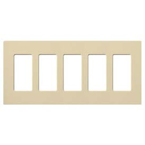 Main product image of Claro Wall Plate 5 Gang (Ivory)