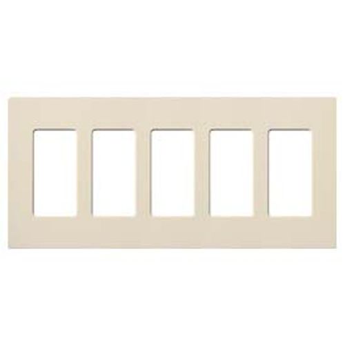 Main product image of Claro Wall Plate 5 Gang (Light Almond)