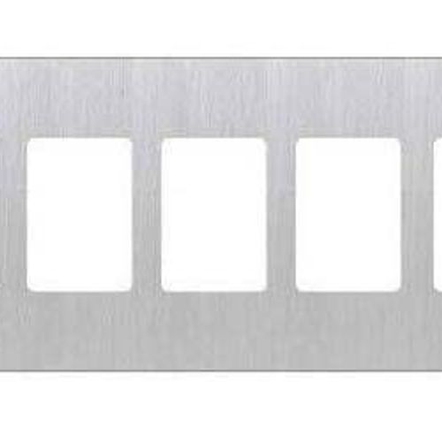 Main product image of Claro Wall Plate 5 Gang (Stainless Steel)