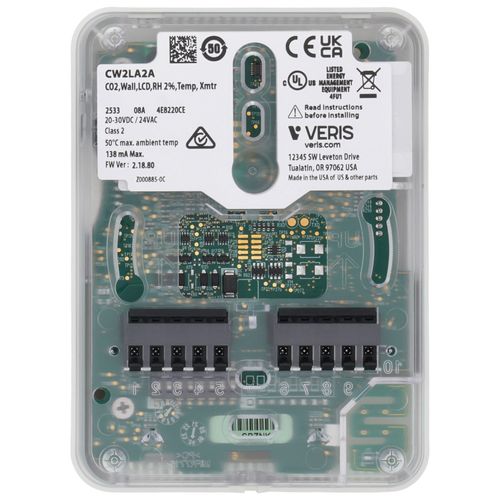 Main product image of Analog Air Quality Sensor for CO2, Humidity, & Temperature w/ LCD Display, Transmitter