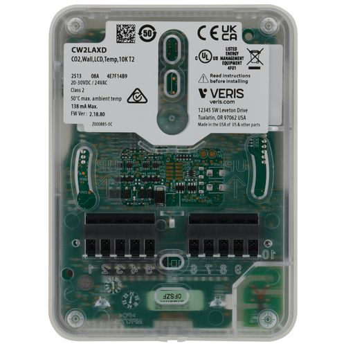 Main product image of Analog Air Quality Sensor for CO2 & Temperature w/ LCD Display, 10K-T2 Thermistor 