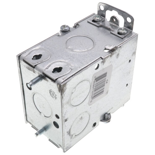 CX Steel City CX 31/2" Deep Gangable Switch Box w/ Flush Ears, 1/2