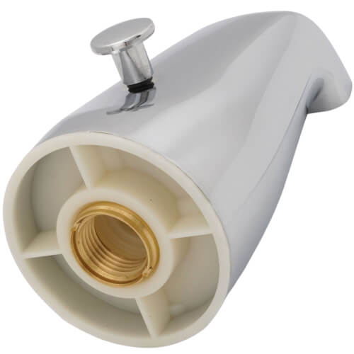 Main product image of 5-1/4" Chrome Plated Zamak Diverter Spout (3/4" x 1/2" FIP Base Conn.)