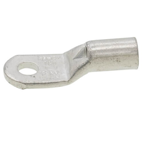 Main product image of #8 Bolt Hole Non-Insulated Tubular Copper Ring Terminal, 8/8AN Wire Range