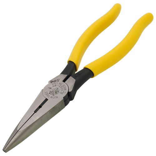 Main product image of 8" Long Needle Nose Side Cutting/Stripping Pliers (12 AWG)