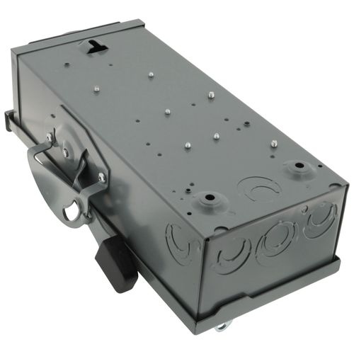 Main product image of 60A Fusible General Duty Safety Switch, 2 Pole, NEMA 3R Enclosure w/ Bolt on Hub Provision and Neutral (240VAC)