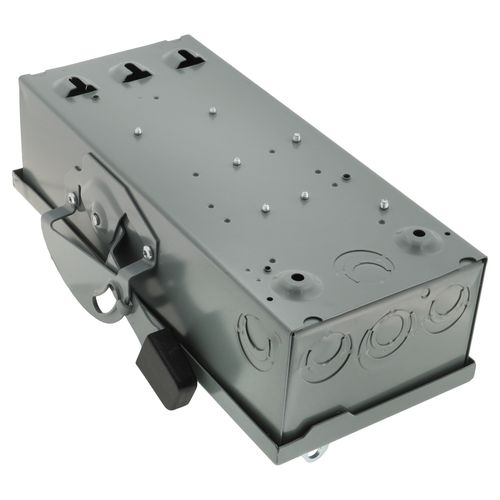 Main product image of 60A Fusible General Duty Safety Switch, 2 Pole, NEMA 1 Enclosure w/ Neutral (240VAC)