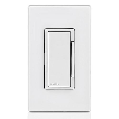 Main product image of Decora Smart 0-10V Wi-Fi Dimmer Switch Control w/ Wall Plate, Neutral Wire Required - White (120/277V)