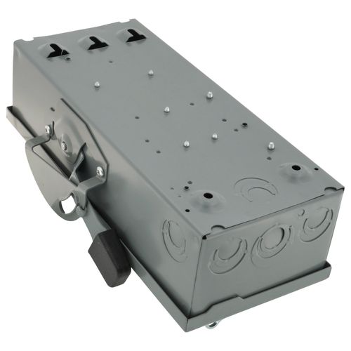 Main product image of 60A Fusible General Duty Safety Switch, 3 Pole, NEMA 1 Enclosure w/ Neutral (240VAC)