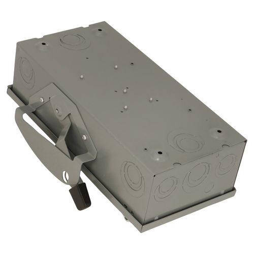 Main product image of 100A Fusible General Duty Safety Switch, 3 Pole, NEMA 1 Enclosure w/ Neutral (240VAC)