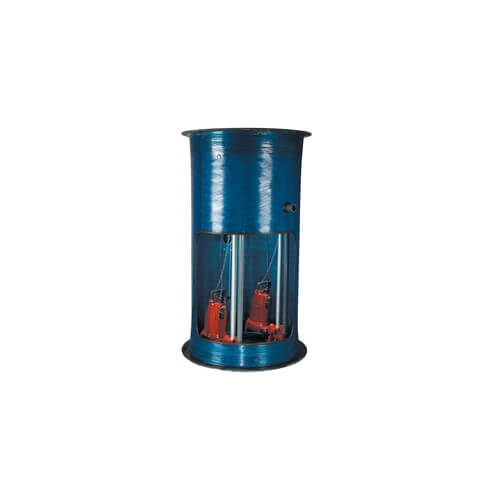 Main product image of 2 HP Single Stage Grinder Package w/ Float Switch, 208/230v, 36" x 72" Basin, 48" Discharge Depth