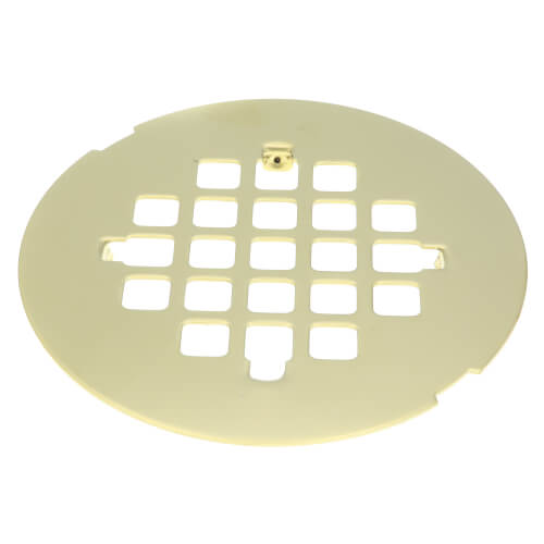 Main product image of 4-1/4" Polished Brass PVD Snap-In Shower Drain Strainer