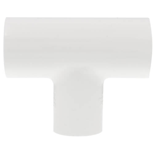 Main product image of 3/4" x 3/4" x 1/2" PVC Sch. 40 Reducing Tee (Deep Socket)