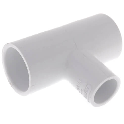 Main product image of 1" x 1" x 1/2" PVC Sch. 40 Reducing Tee (Deep Socket)