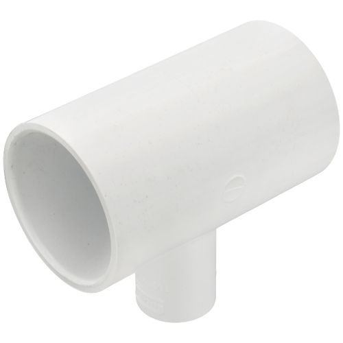 Main product image of 1-1/2" x 1-1/2" x 1/2" PVC Sch. 40 Reducing Tee (Deep Socket)