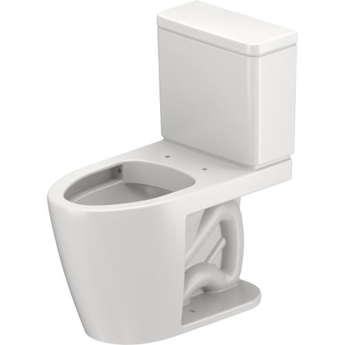 Main product image of D-Neo PRO 1.28 GPF Elongated Two Piece Toilet Bowl, Single Flush, ADA Compliant, w/ DuraShield and Left Lever Flush, Less Seat (White)