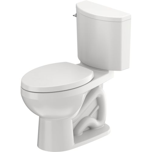 Main product image of Duravit No.1 PRO 1.28 GPF Elongated Two Piece Toilet, Single Flush, ADA Compliant, w/ Left Lever Flush and Seat (White)
