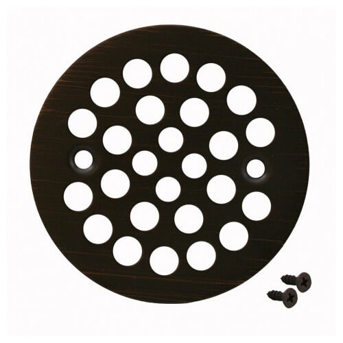 Main product image of 4-1/4" Strainer w/ Screws for Fiberglass Shower Stalls (Old World Bronze)