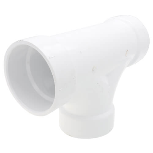 4" PVC DWV 2-Way Cleanout Tee