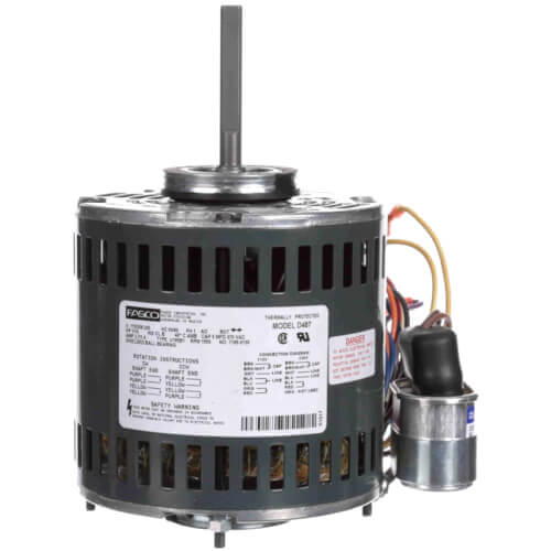 Main product image of 1-Speed 1550 RPM Condenser Fan & Heat Pump (1/10 HP, 115/208-230V)