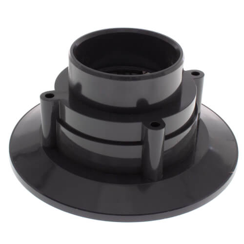 Main product image of 3" x 4" Chrome Plated Heavy Duty Shower Drain w/ 5" Round Strainer