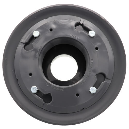 Main product image of 2" x 3" PVC Heavy Duty Drain Base with Clamping Ring and Primer Tap, for 3" Spud