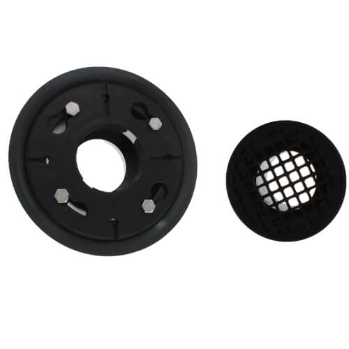 Main product image of 2" x 3" Oil Rubbed Bronze Shower Drain w/ 4-1/4" Round Strainer