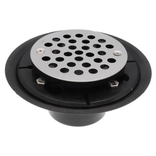 Main product image of 4" ABS Shower/Floor Drain w/ Stainless Steel Round Strainer