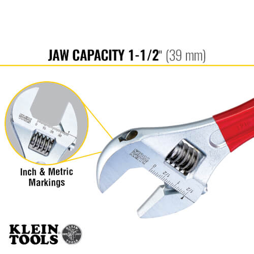 Main product image of 12" Extra Capacity Adjustable Wrench