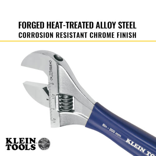 Main product image of 8" Extra-Wide Adjustable Wrench