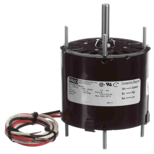 Main product image of 2-Speed 1550 RPM 1/30-1/125 HP CW Motor (115V)