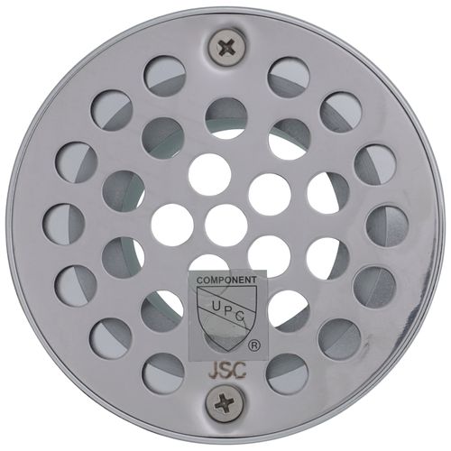 Main product image of 4-1/4" Round Stainless Steel Strainer w/ 2" Metal Spud