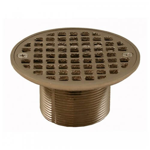 Main product image of 4-1/4" Round Brushed Nickel Strainer w/ 2" Metal Spud