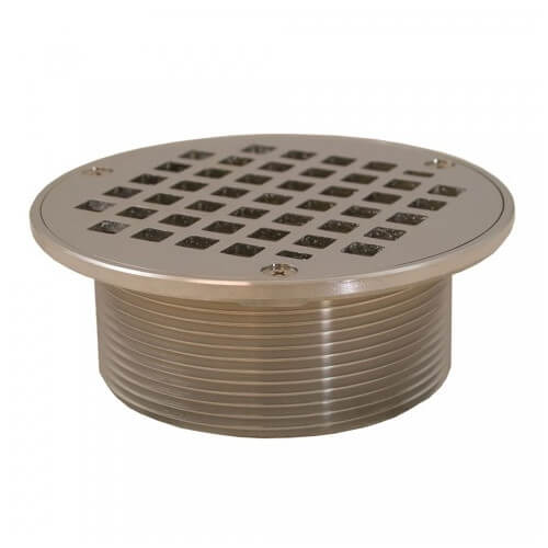 Main product image of 5" Round Chrome Plated Strainer w/ 3-1/2" Metal Spud
