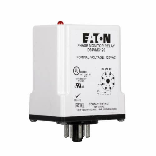 Main product image of Full Featured Voltage/Phase Monitoring Relay (240/480V, 10 Amp)