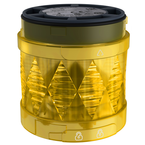 Main product image of Harmony XVU Illuminated LED Modular Tower Light, Steady, IP65 - Yellow (24 VAC/DC)