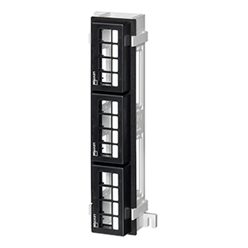 Main product image of Quickport, 12-port Multimedia Patch Block Mounting Bracket Included.