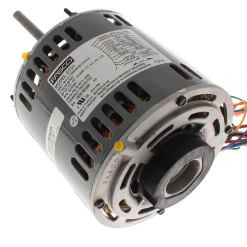 Main product image of 4-Speed 1075 RPM Direct Drive Blower Motor (1/2 - 1/3 - 1/4 - 1/5 HP, 115V)