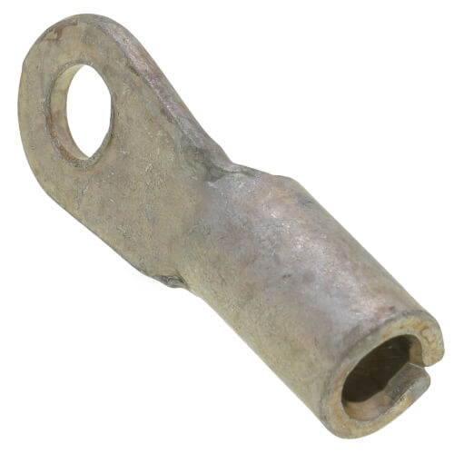 Main product image of #10 Bolt Hole Non-Insulated Large Brazed Seam Copper Ring Terminal, 8 AWG