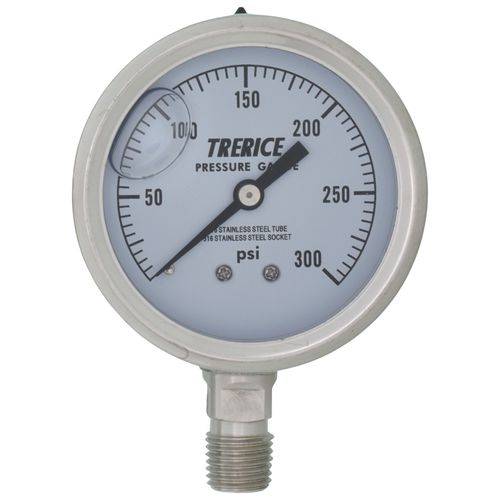 Main product image of D83LFSS, 1/4" NPT, 2-1/2" Dial, Industrial Pressure Gauge with Lower Mount (0-300 PSI)
